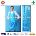 The Cheapest disposable PE bib apron of high quality, waterproof and soft PE apron
